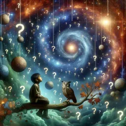 {Allegory: The important thing is not to stop questioning. Curiosity has its own reason for existing. - Albert Einstein}